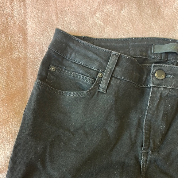 Joe's Jeans Flawless The Icon Mid Rise Skinny Black Jeans W 28 - Picture 5 of 8